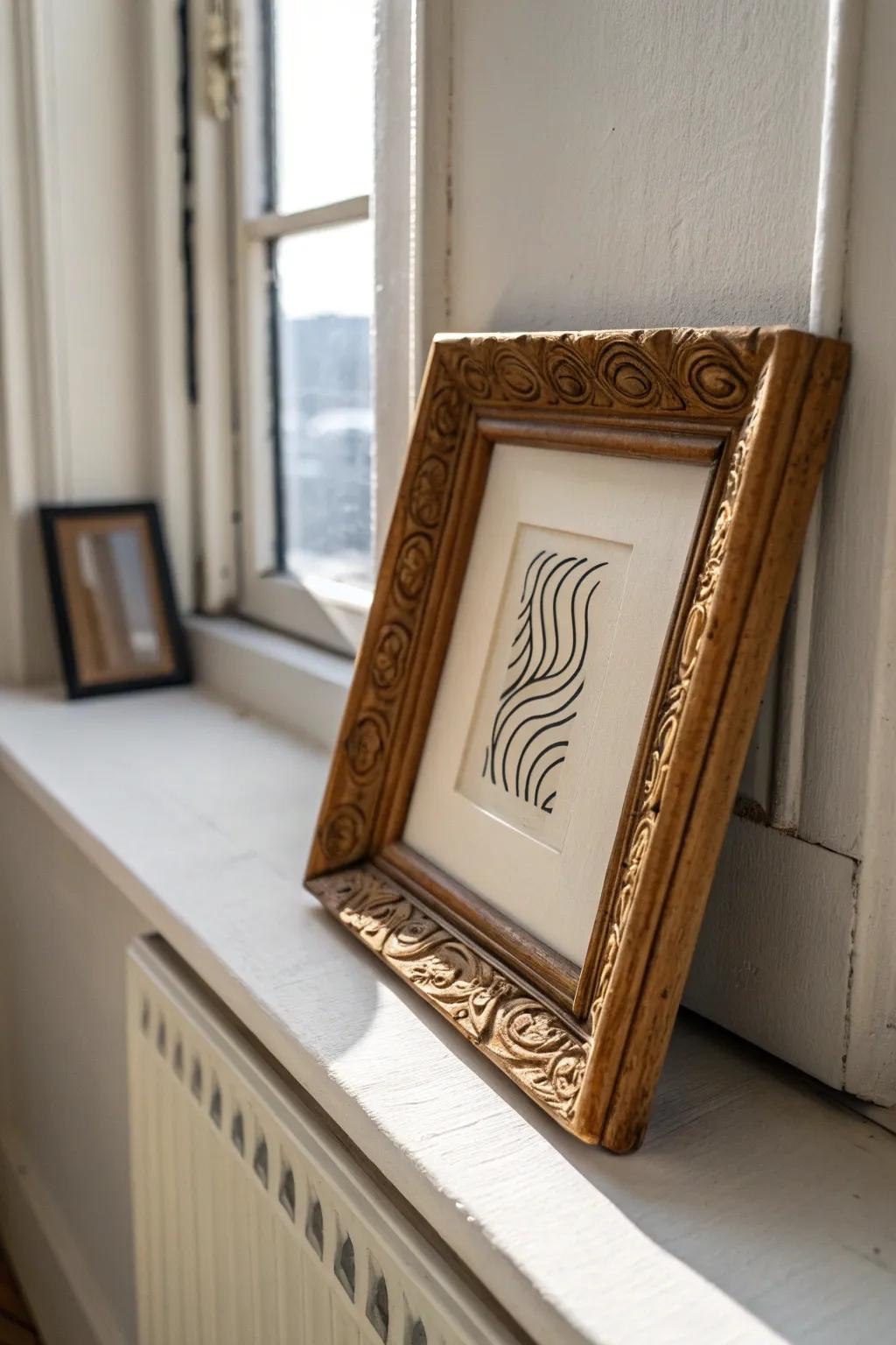 Old frame, new poster: a budget-friendly art swap that looks custom, polished, and perfectly Pinterest.