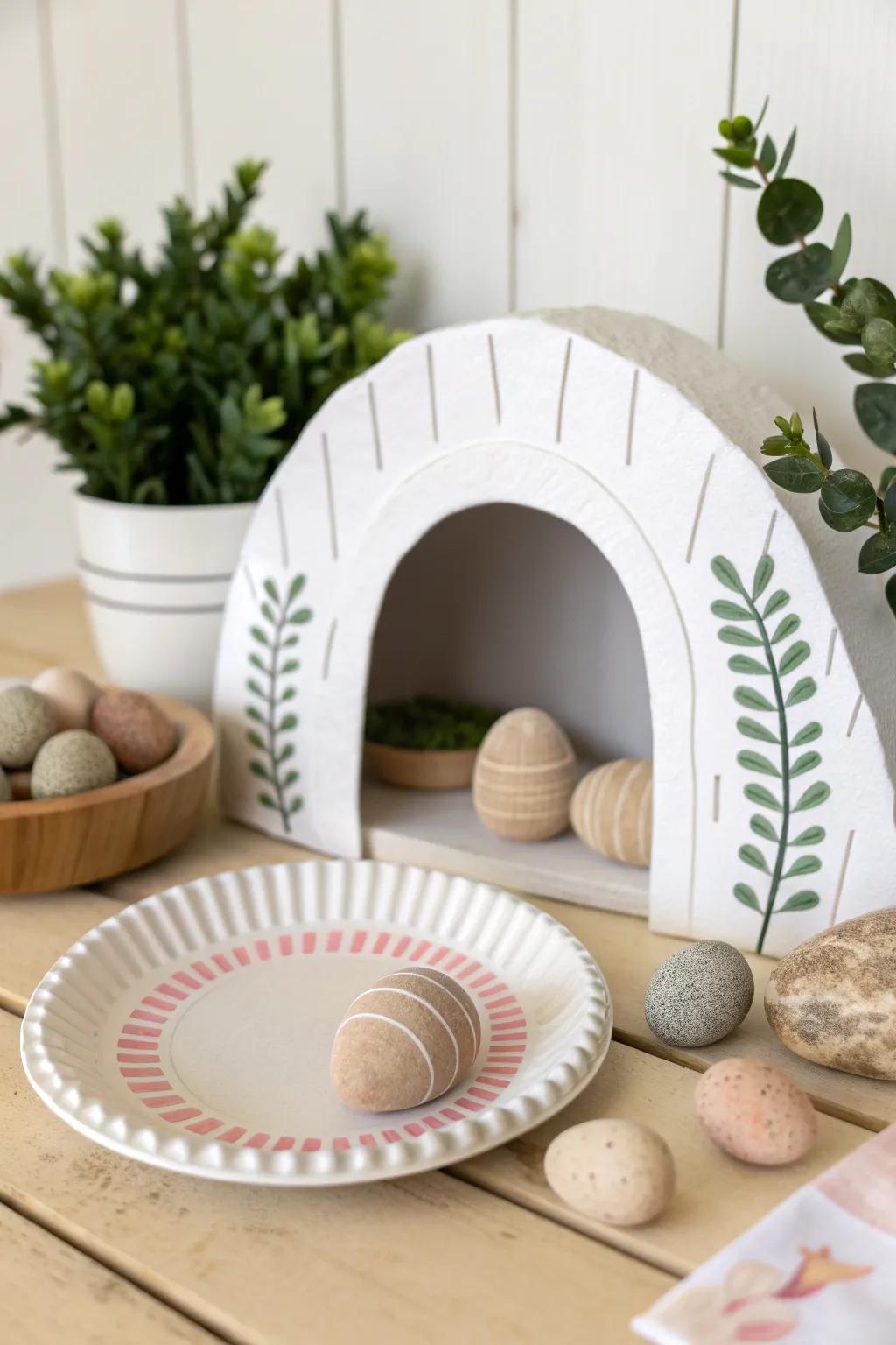 Celebrate Easter with a touch of simplicity: Crafting the Empty Tomb with elegance and ease.