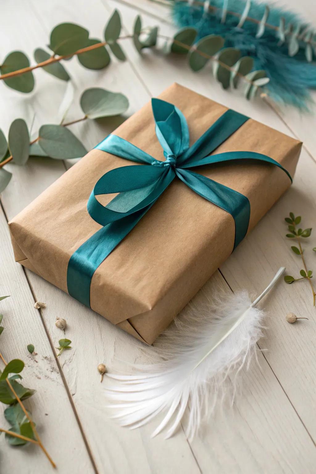 Elevate your gift-giving with a touch of minimalist elegance. 🎁✨ #GiftWrapping #ScandinavianStyle