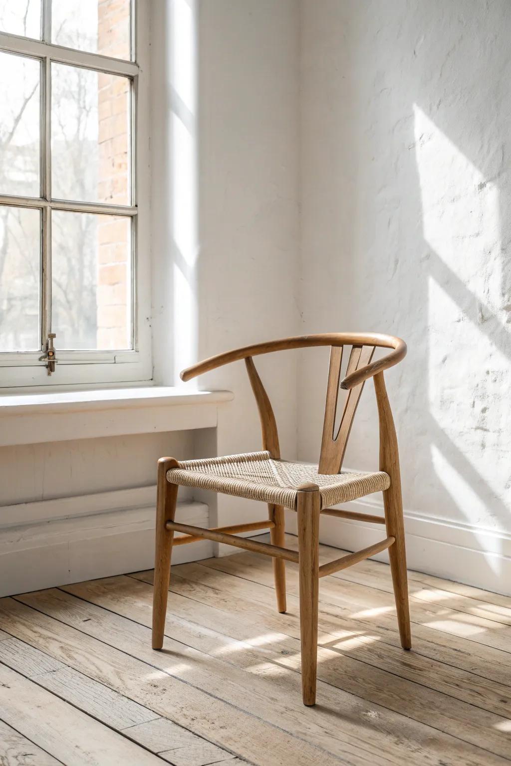 One perfect chair beats three 'maybe' pieces—clear the floor for instant airy flow.