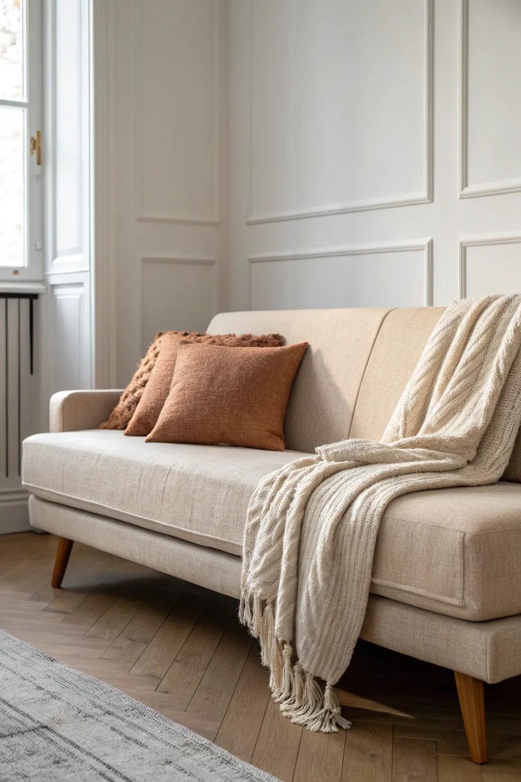 A sleek sleeper sofa that looks like a lounge by day—and a guest bed in minutes.