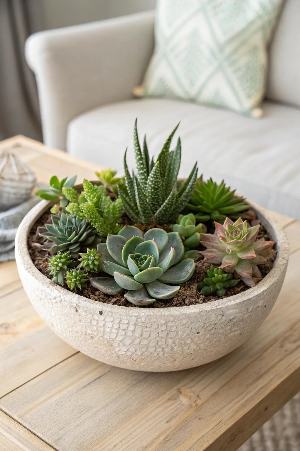 Transform your space with a touch of nature's artistry – create your own succulent oasis!