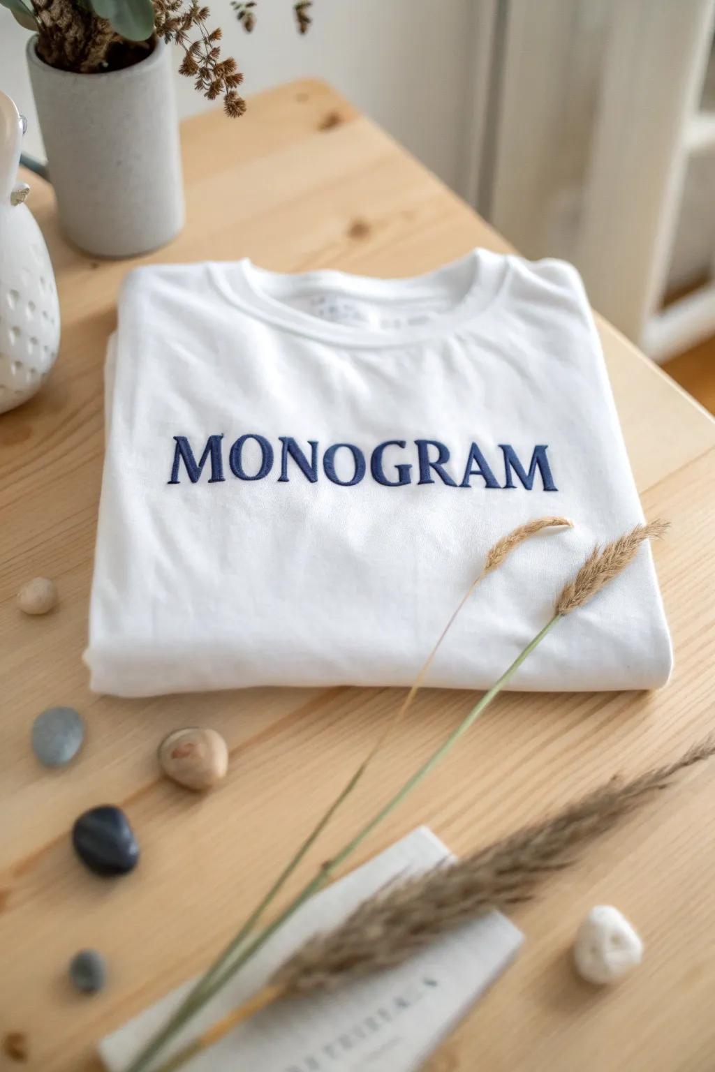 Elevate your style with bold block letters – where modern meets minimalist elegance.