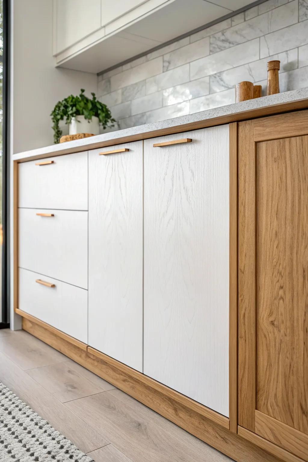 A seamless panel that lifts to reveal a hidden appliance garage—clean, calm, and so clever.