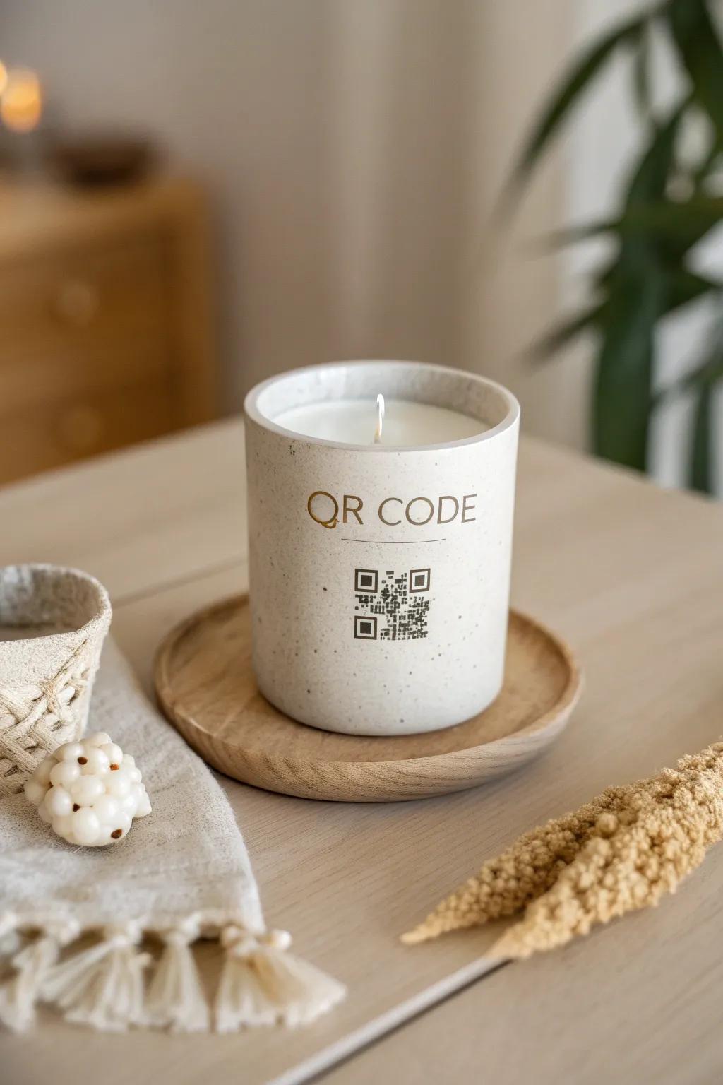 Unlock the magic: Scan the code and discover the art behind the flame.