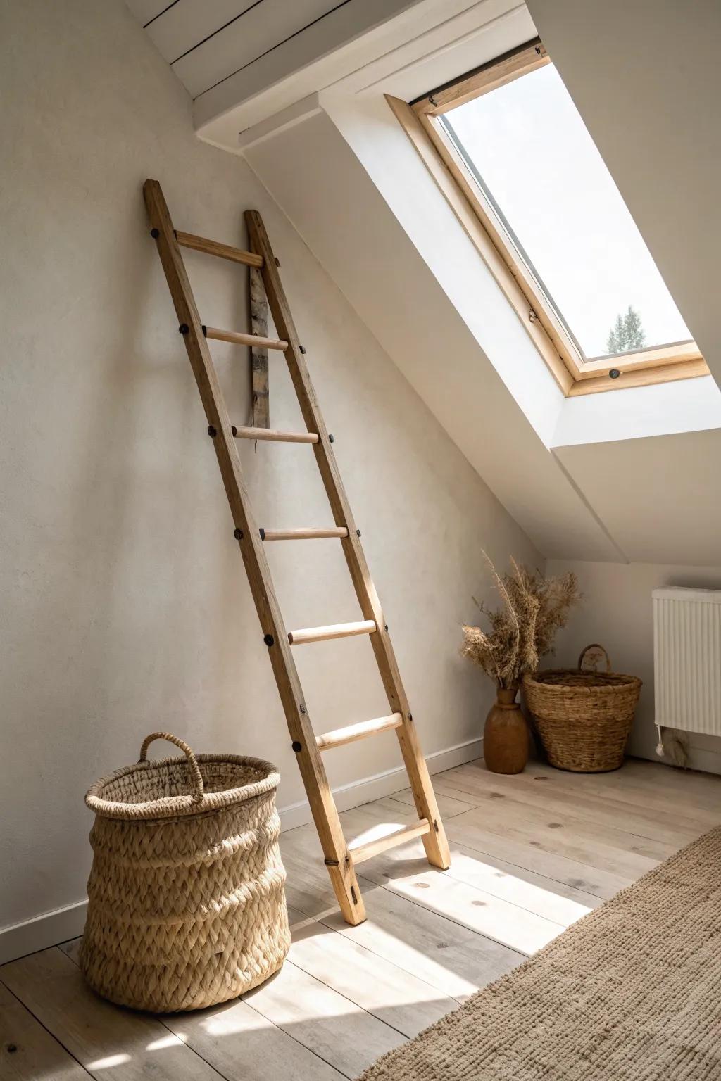 Color-drenching one light shade makes every attic angle feel smoother—and the space bigger.