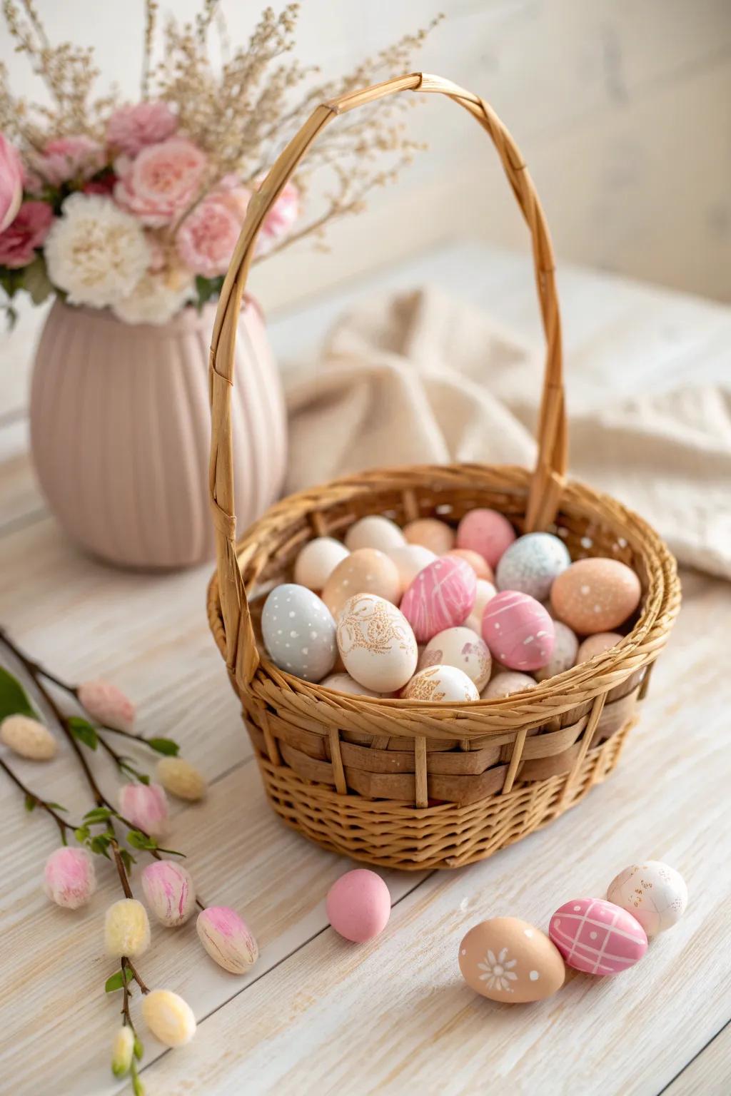 Elevate your Easter with a DIY candy basket that blends artistry and sweetness in perfect harmony.