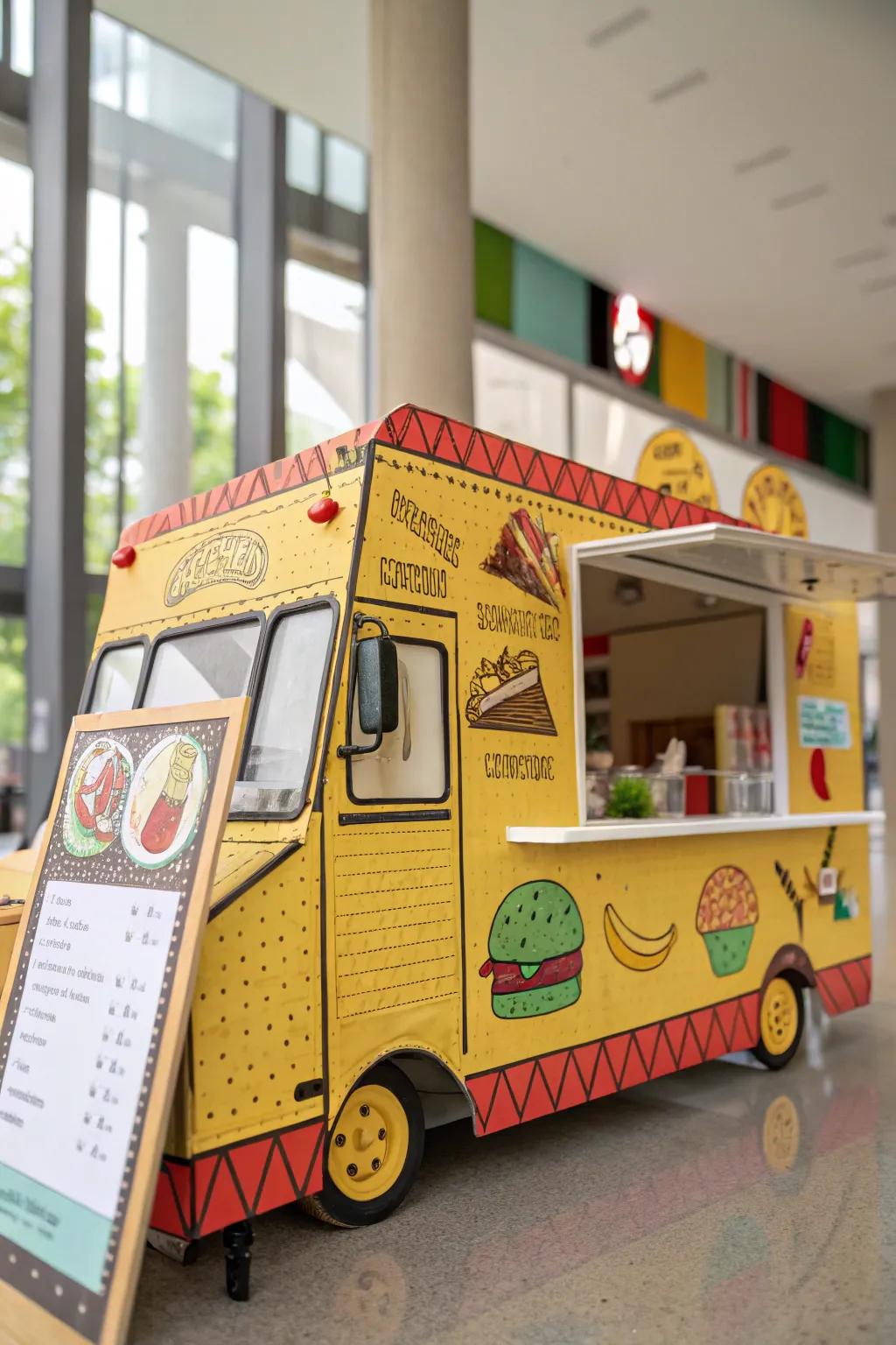 Craft Your Culinary Dreams: A Cardboard Food Truck Adventure