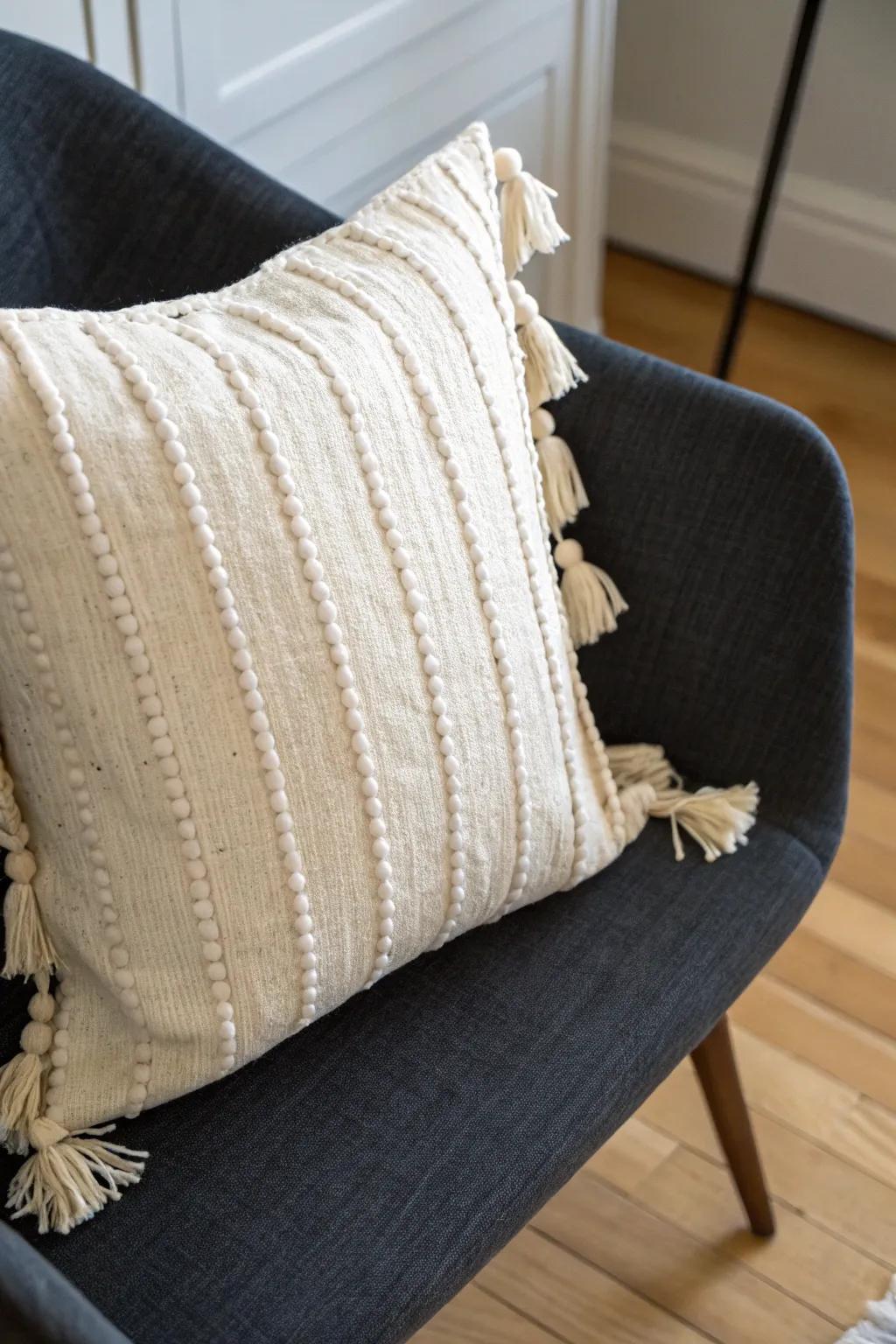 Refresh your room in minutes—swap a textured pillow cover for instant budget style today.