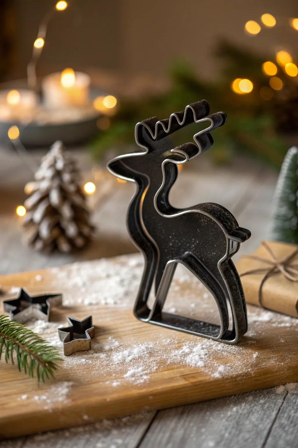 Craft your way to the perfect holiday with bespoke reindeer cookie cutters. 🦌✨