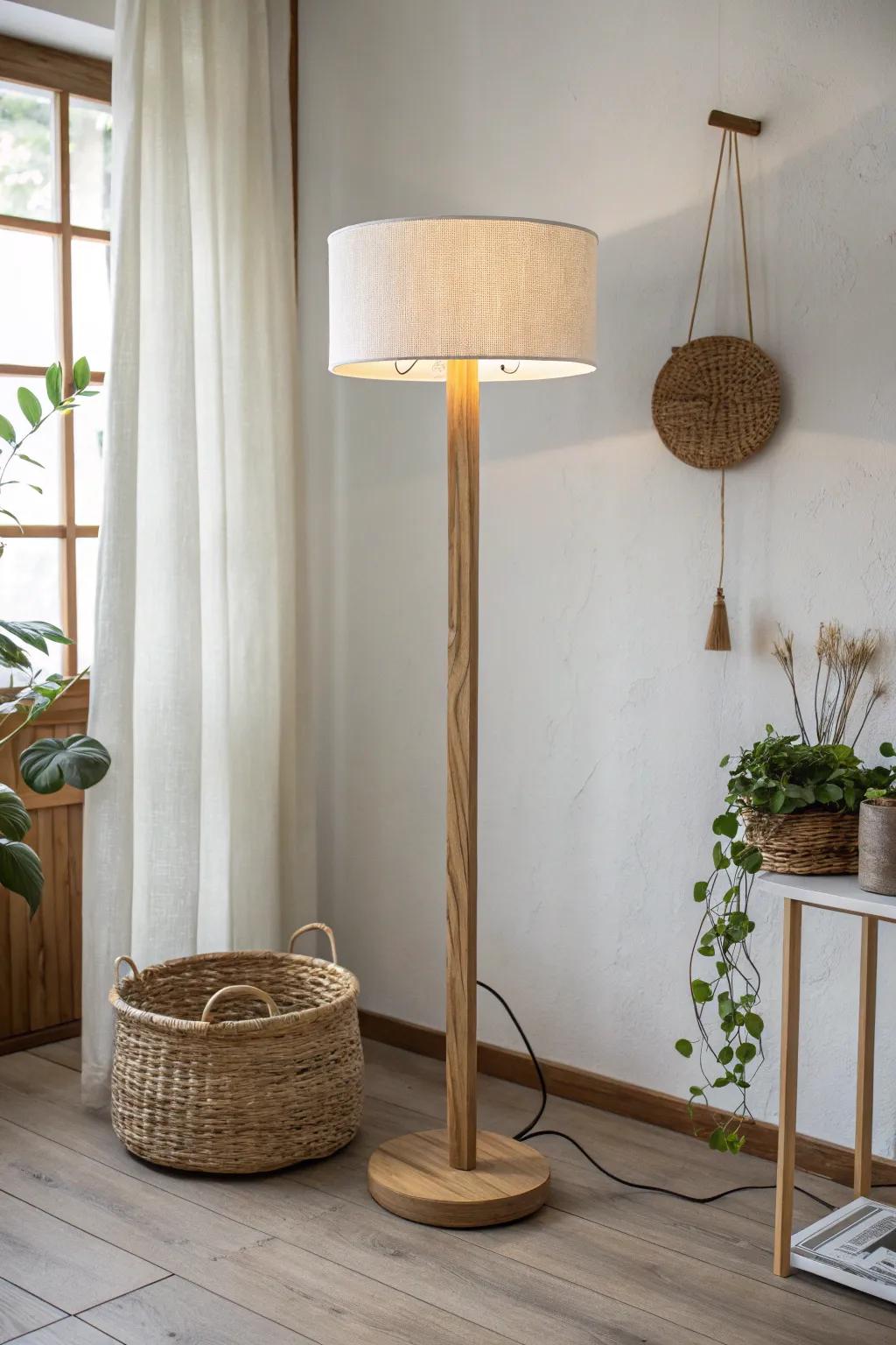 One sculptural lamp, three cozy glow levels—high, mid, and low—to make small rooms feel larger.