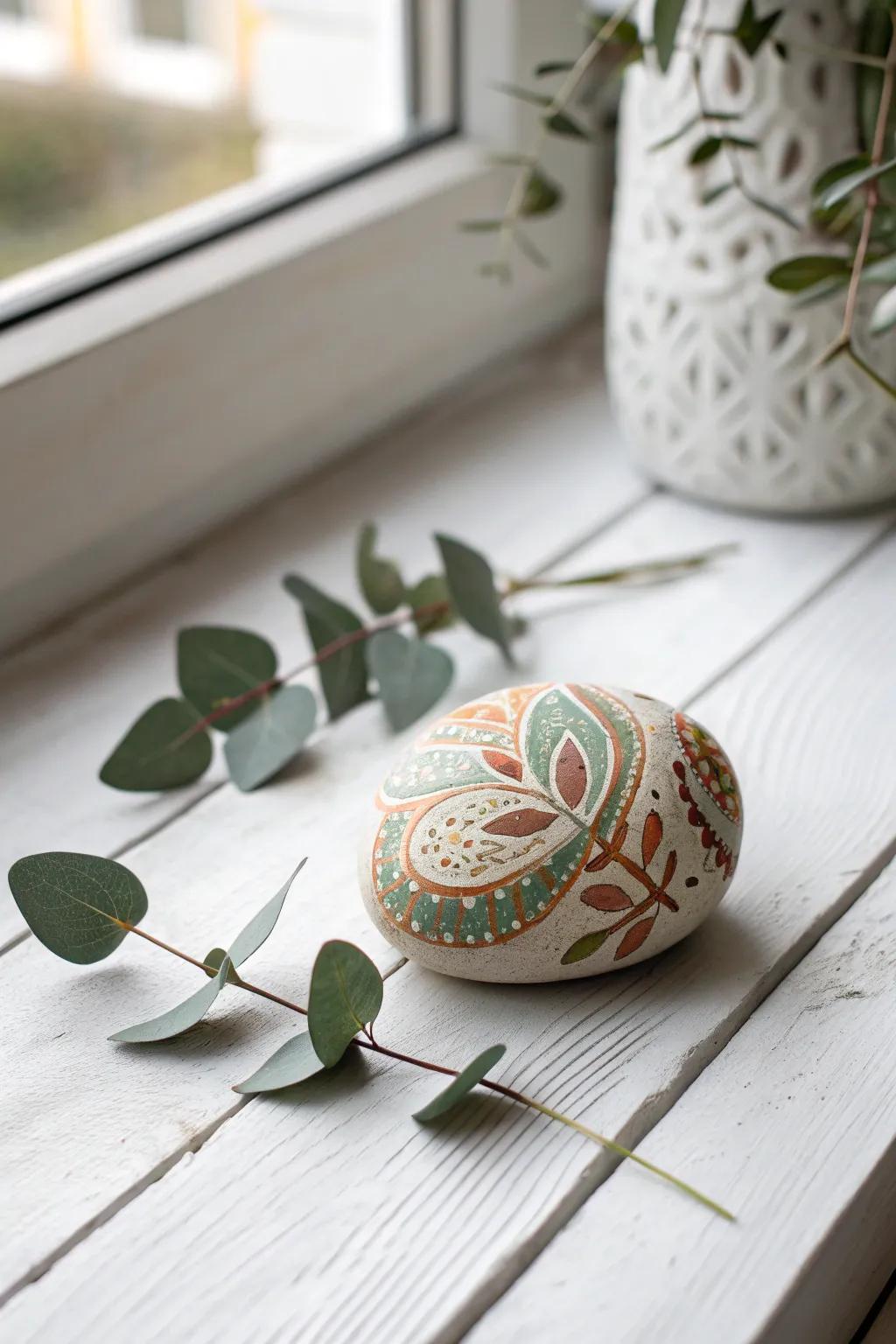 Discover the art of transforming simple stones into boho-inspired treasures. #CraftingBeauty