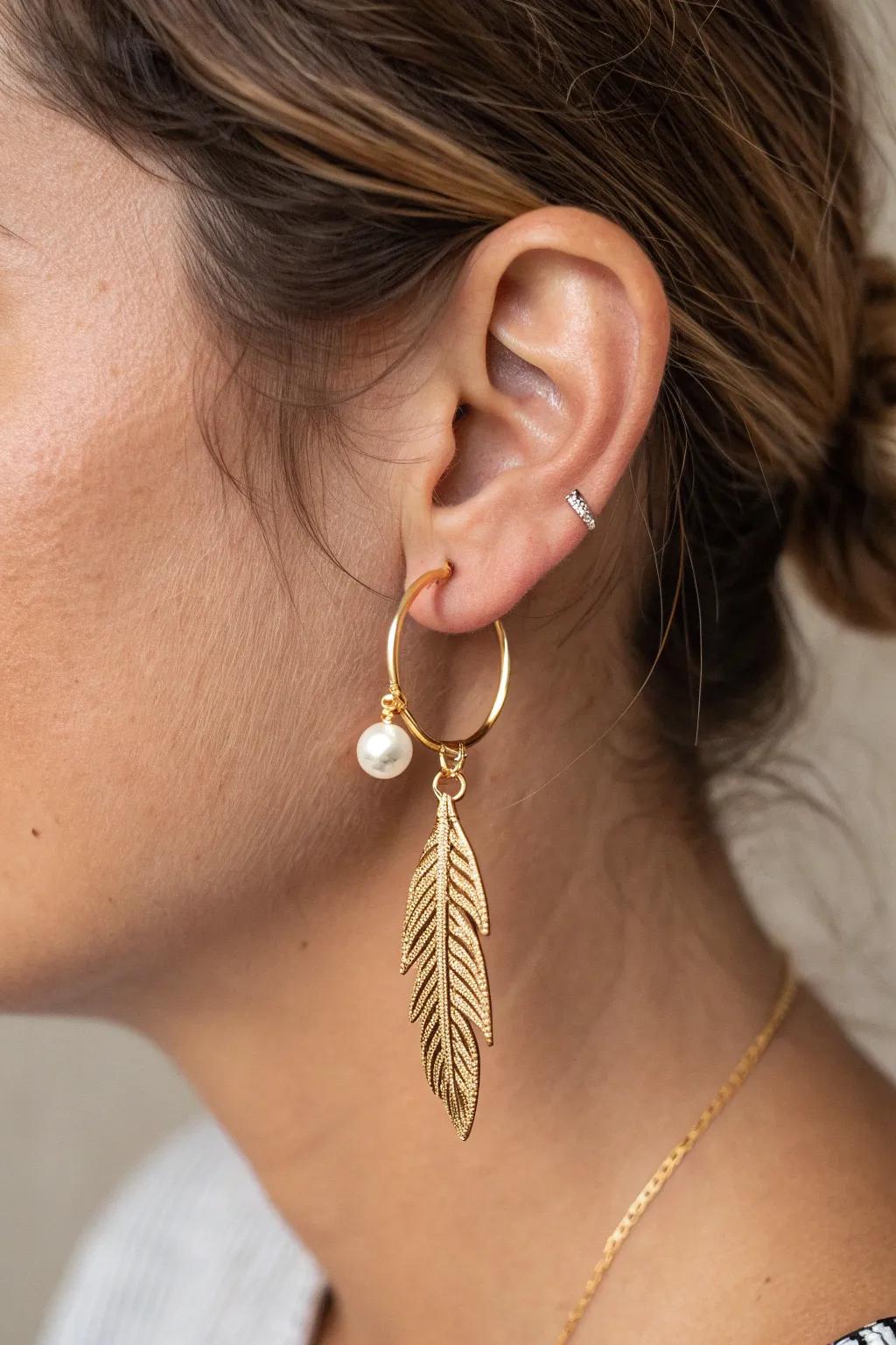 Discover the art of asymmetry with these stunning earring combinations!
