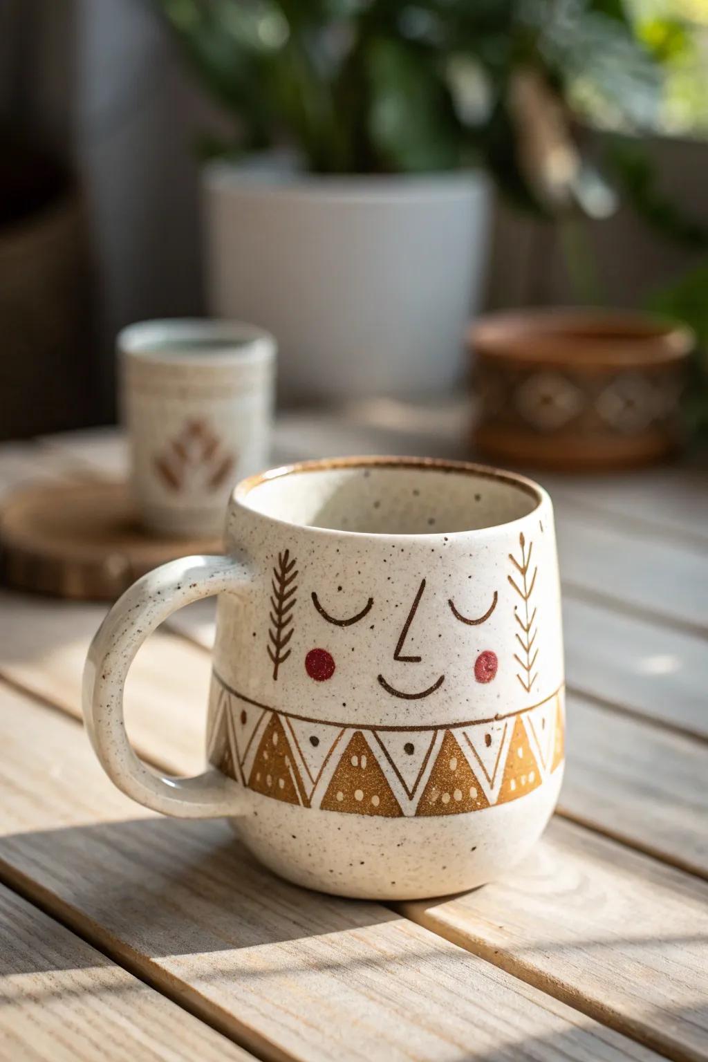 Start your day with a smile - handcrafted mugs with personality!
