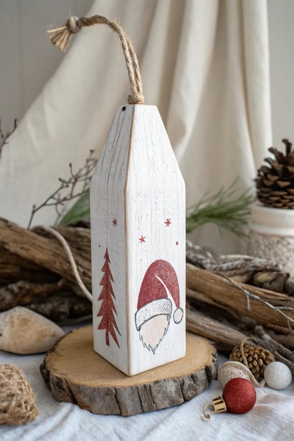 Seasonal charm with Scandinavian simplicity: Transform your decor with hand-painted holiday buoys!