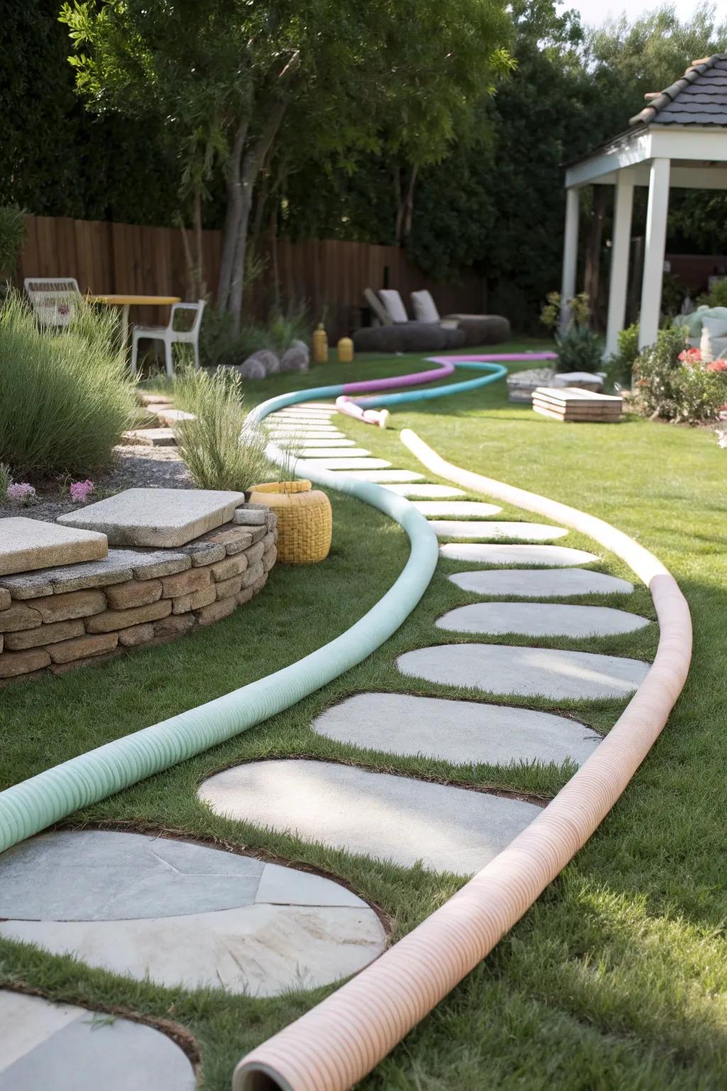Guide your garden paths with a splash of color and creativity!