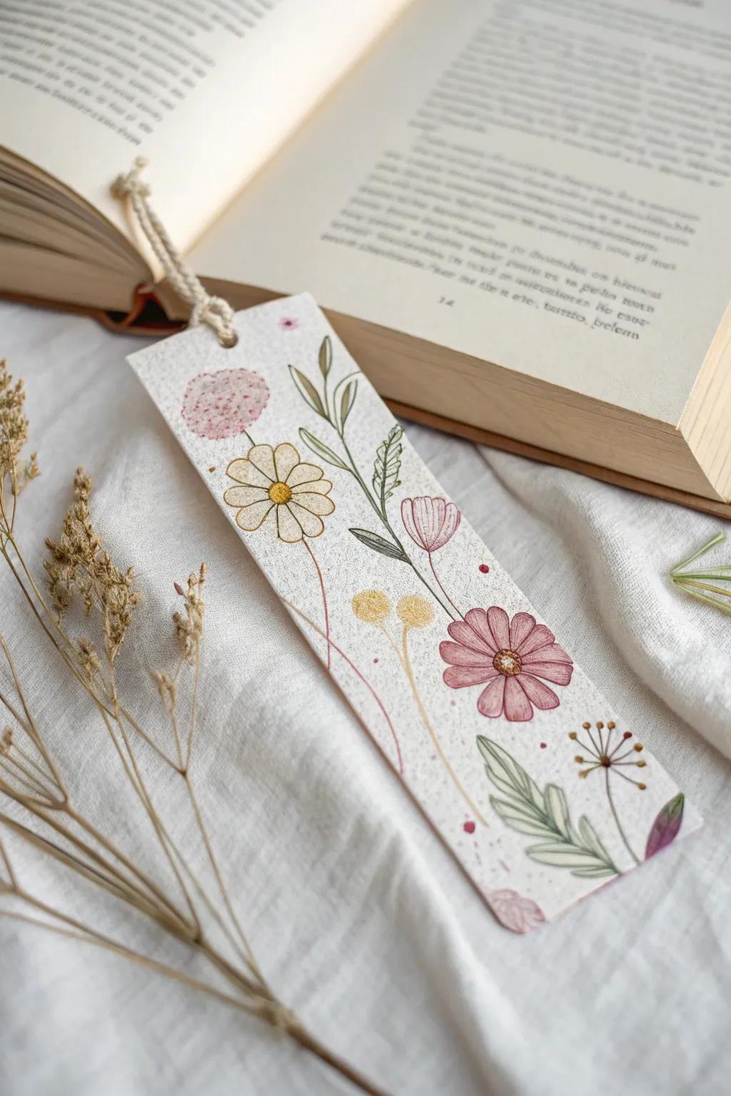 Elevate your reading with a touch of spring elegance in every page flip.