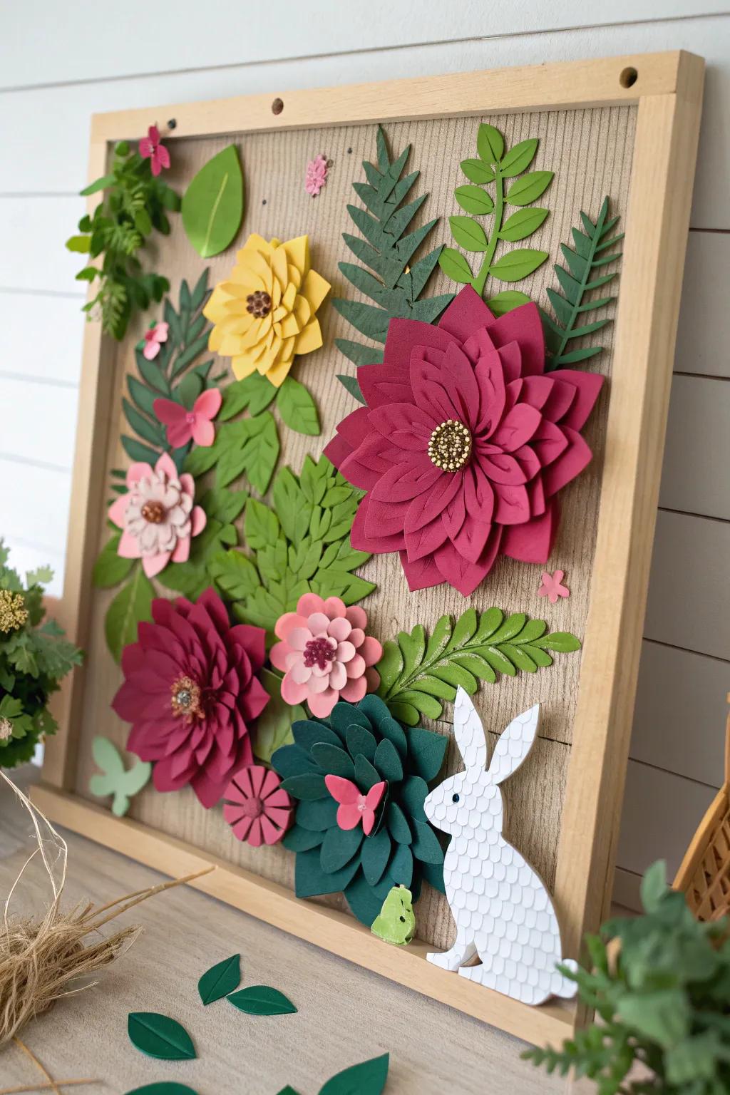 Create a whimsical spring garden on your bulletin board and let your toddlers' creativity blossom.