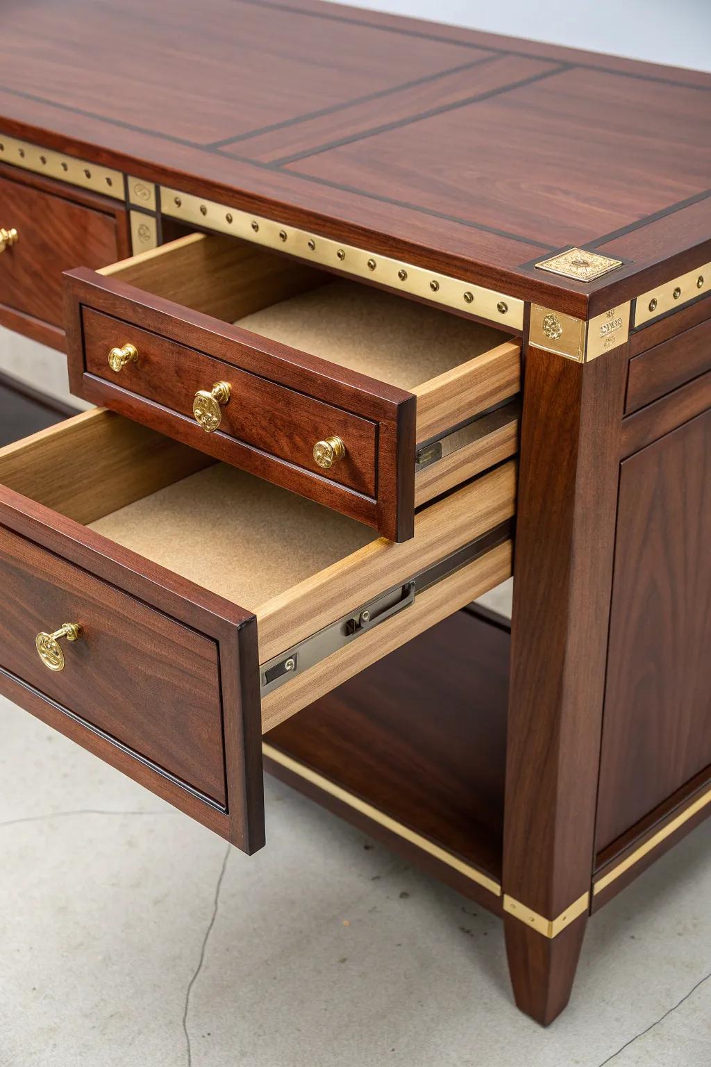 Elevate your workspace with a desk base that combines functionality and exquisite craftsmanship.