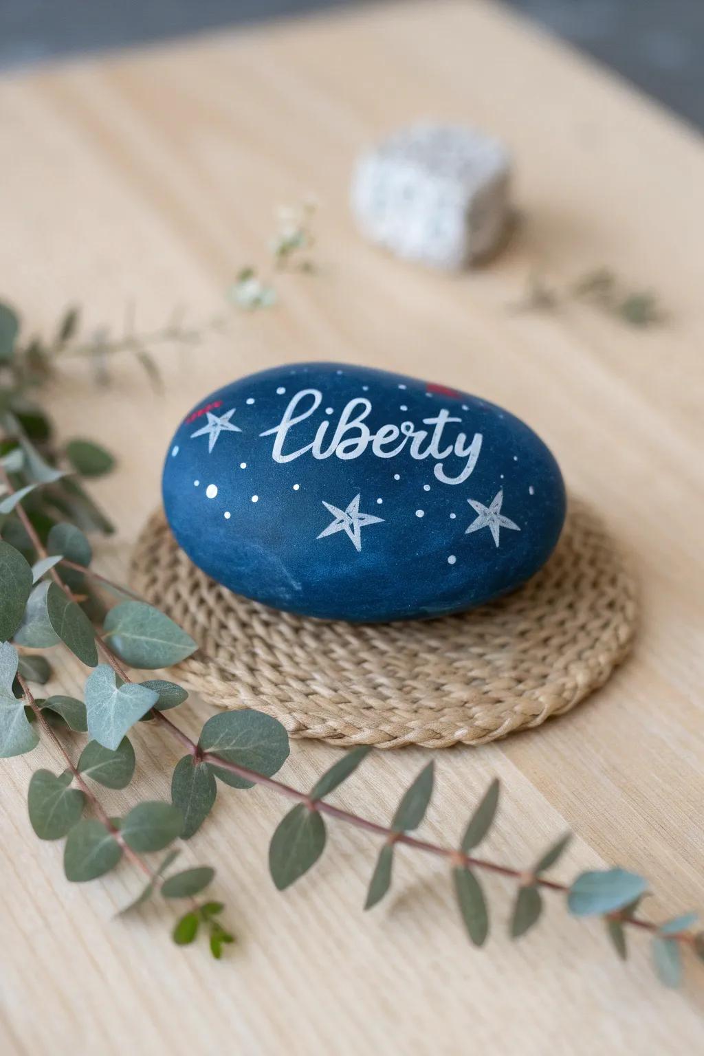 Craft your own piece of patriotism with a touch of elegance. #PatrioticCrafts #MinimalistDesign