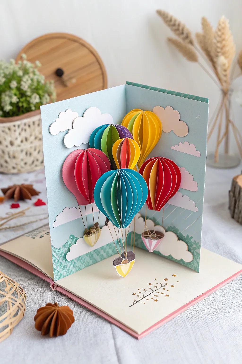 Elevate your birthday wishes with a burst of color and creativity. 🎈✨