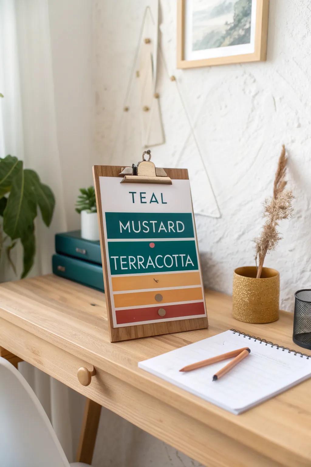 Elevate your organization game with color-coded clipboards that blend minimalist design with boho charm. 🌿✨