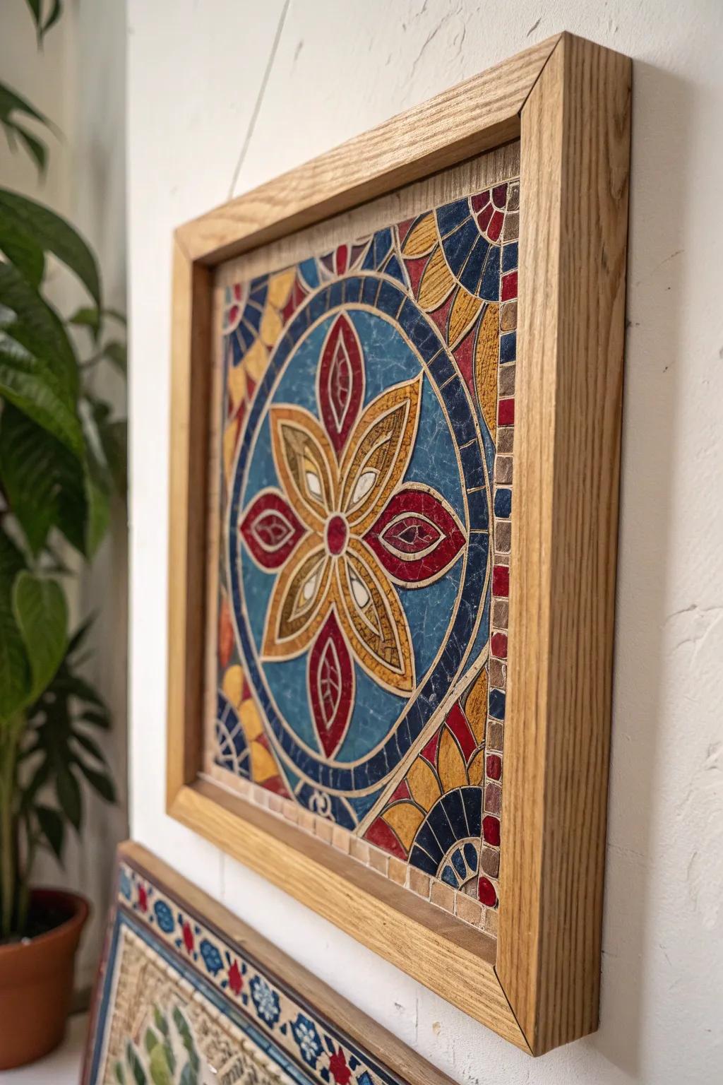Transform your space with framed mosaic art—where personal creativity meets gallery-worthy design.