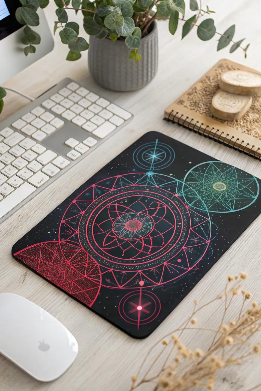 Transform your workspace with a touch of digital elegance; where minimalism meets futuristic design.