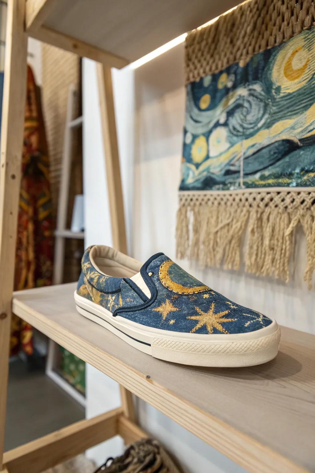 Transform your old shoes into artful masterpieces that spark conversations and add a unique touch to your home decor.