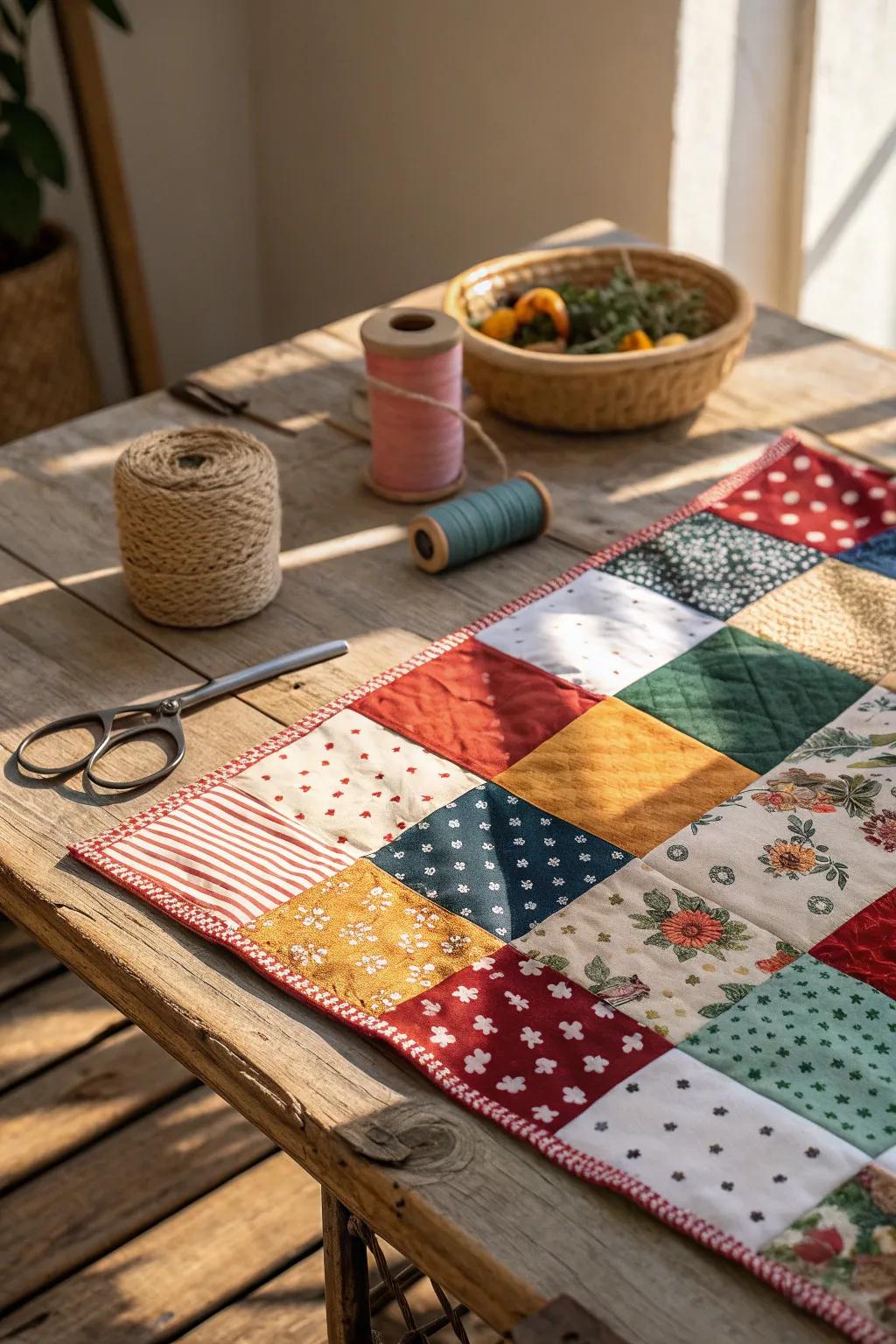 Transform cherished memories into a beautiful memory quilt. Embrace craftsmanship and creativity in your sewing journey.