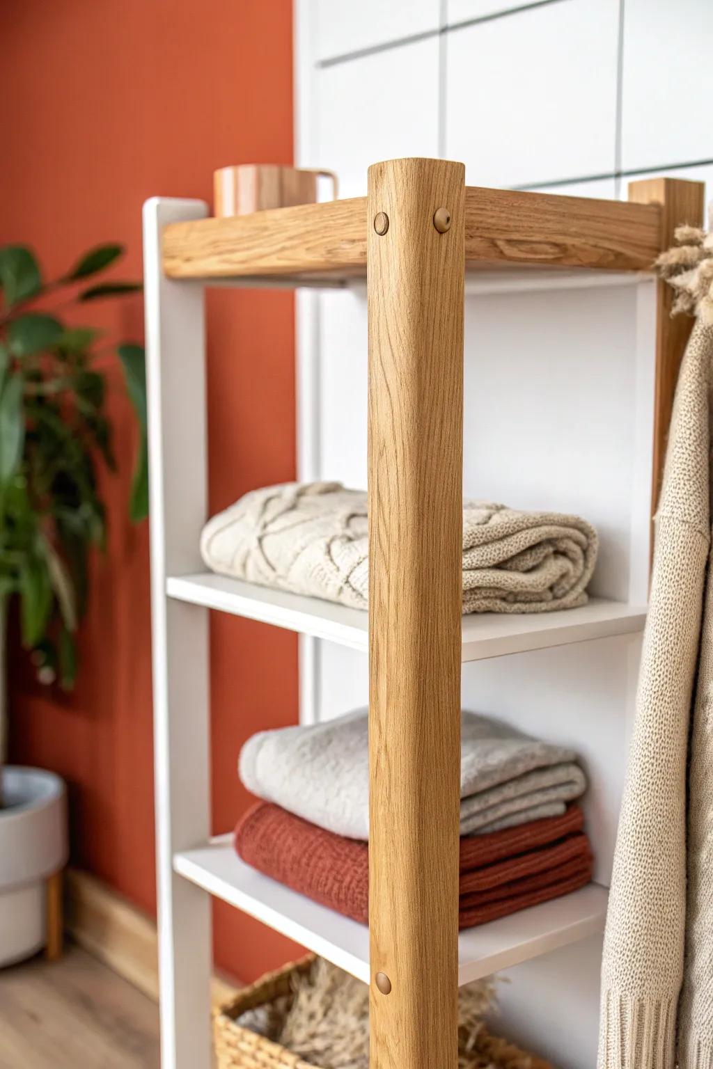 Shelf dividers keep sweater stacks neat, separated, and easy to grab—no more topples.