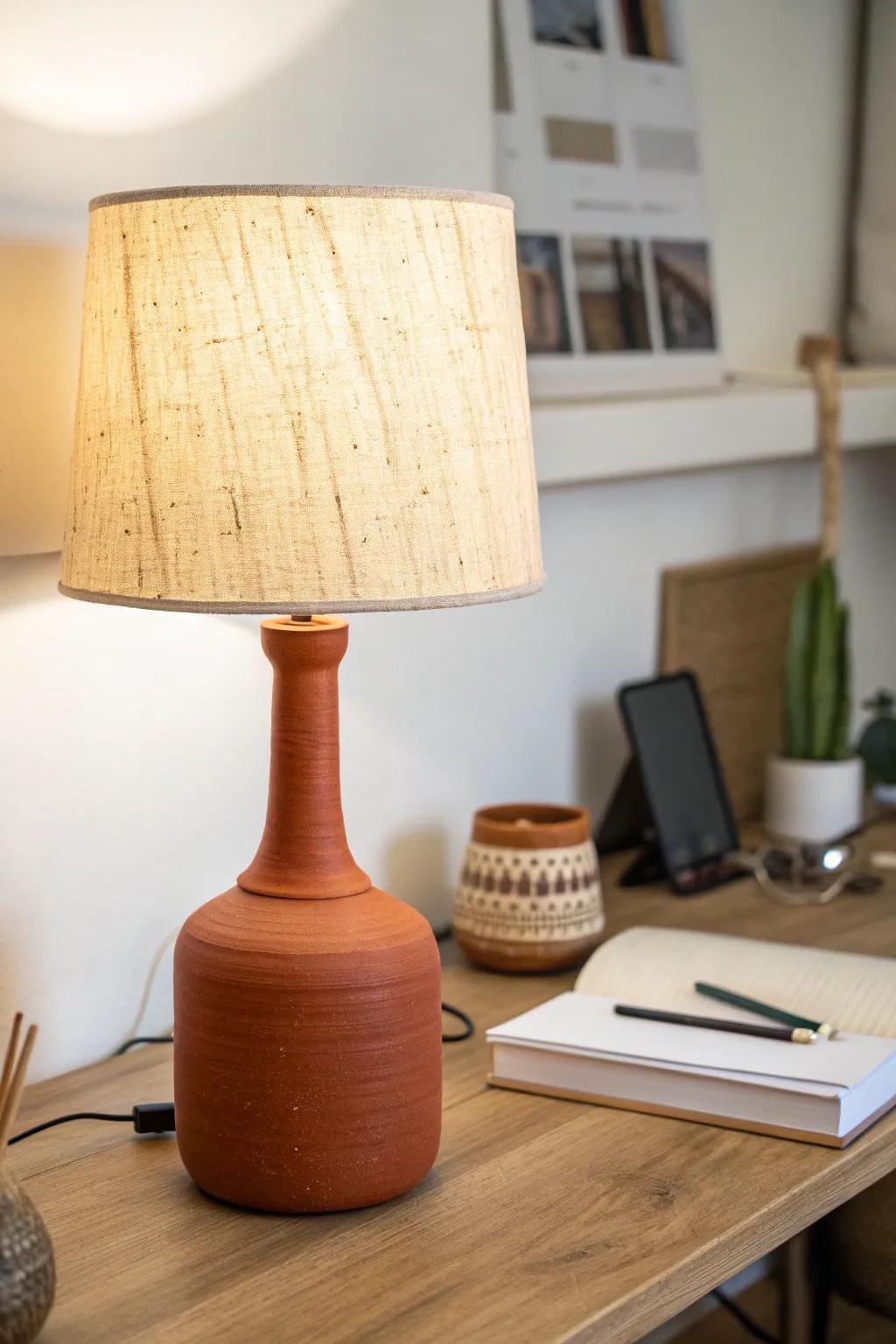 Layer your lighting—one warm desk lamp can turn a tiny office corner into a cozy workspace.