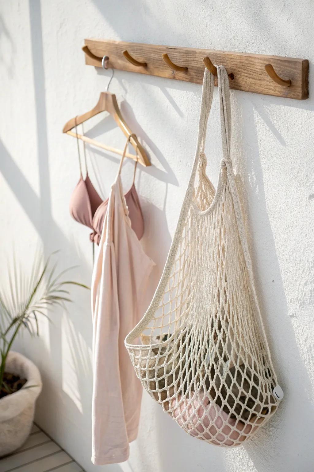 Keep swimsuits fresh: store each set in a breathable mesh delicates bag for easy grab-and-go.