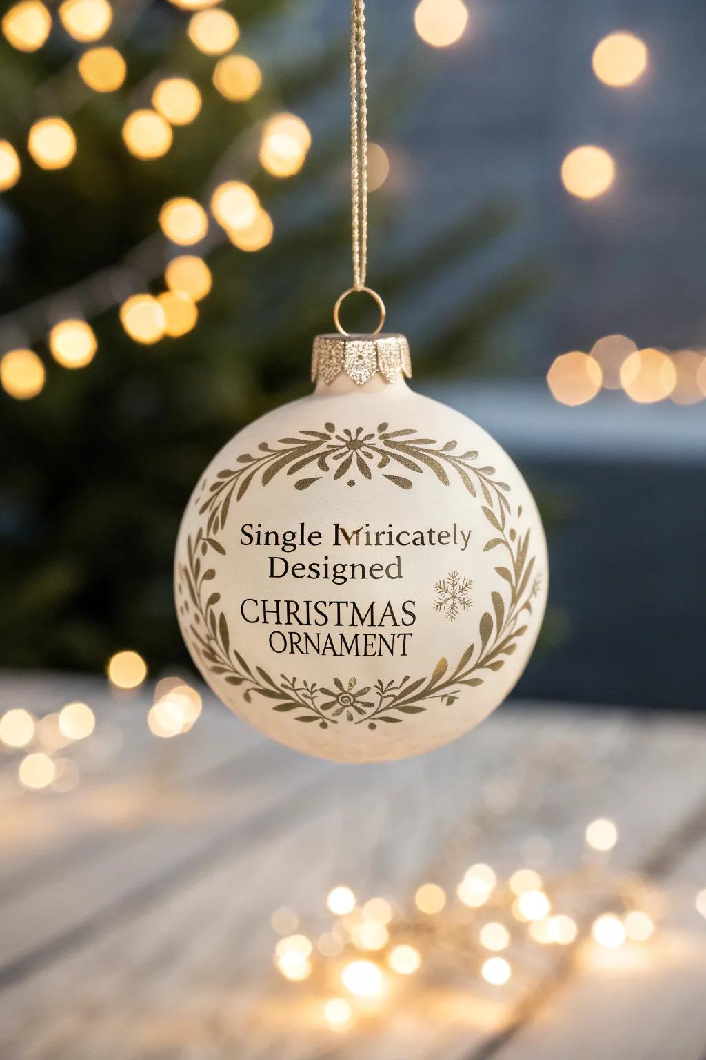 Capture the magic of the season with your own personalized 3D-printed Christmas ornament.
