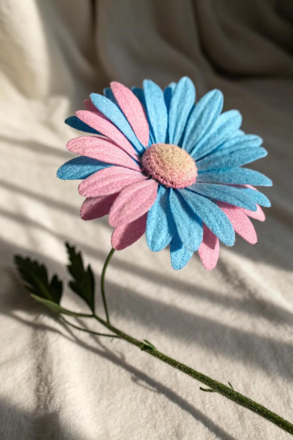 Add a splash of color to your walls with these stunning handcrafted daisies!