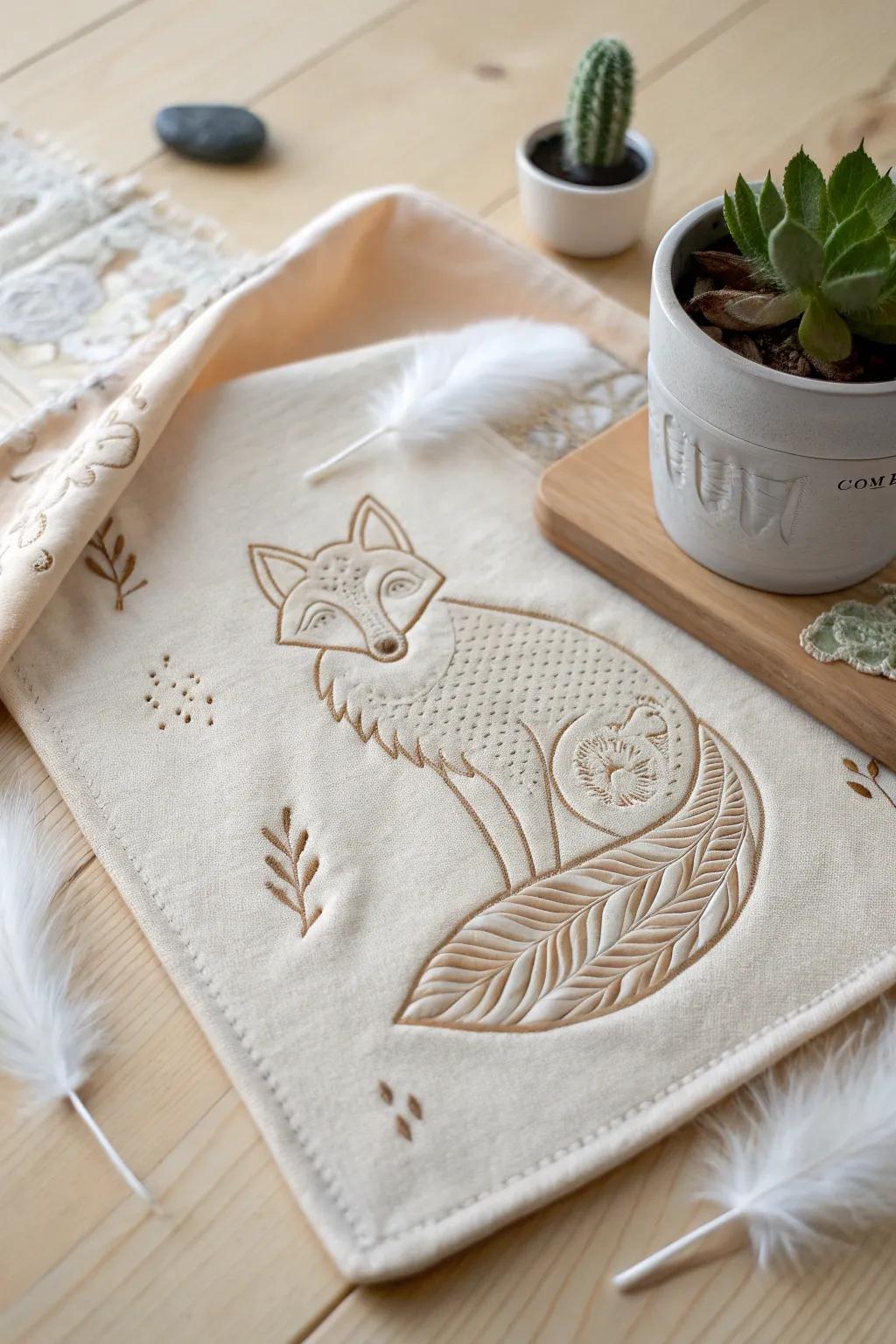 Whimsical Embossing: Bring playful charm to your decor with intricate animal designs.