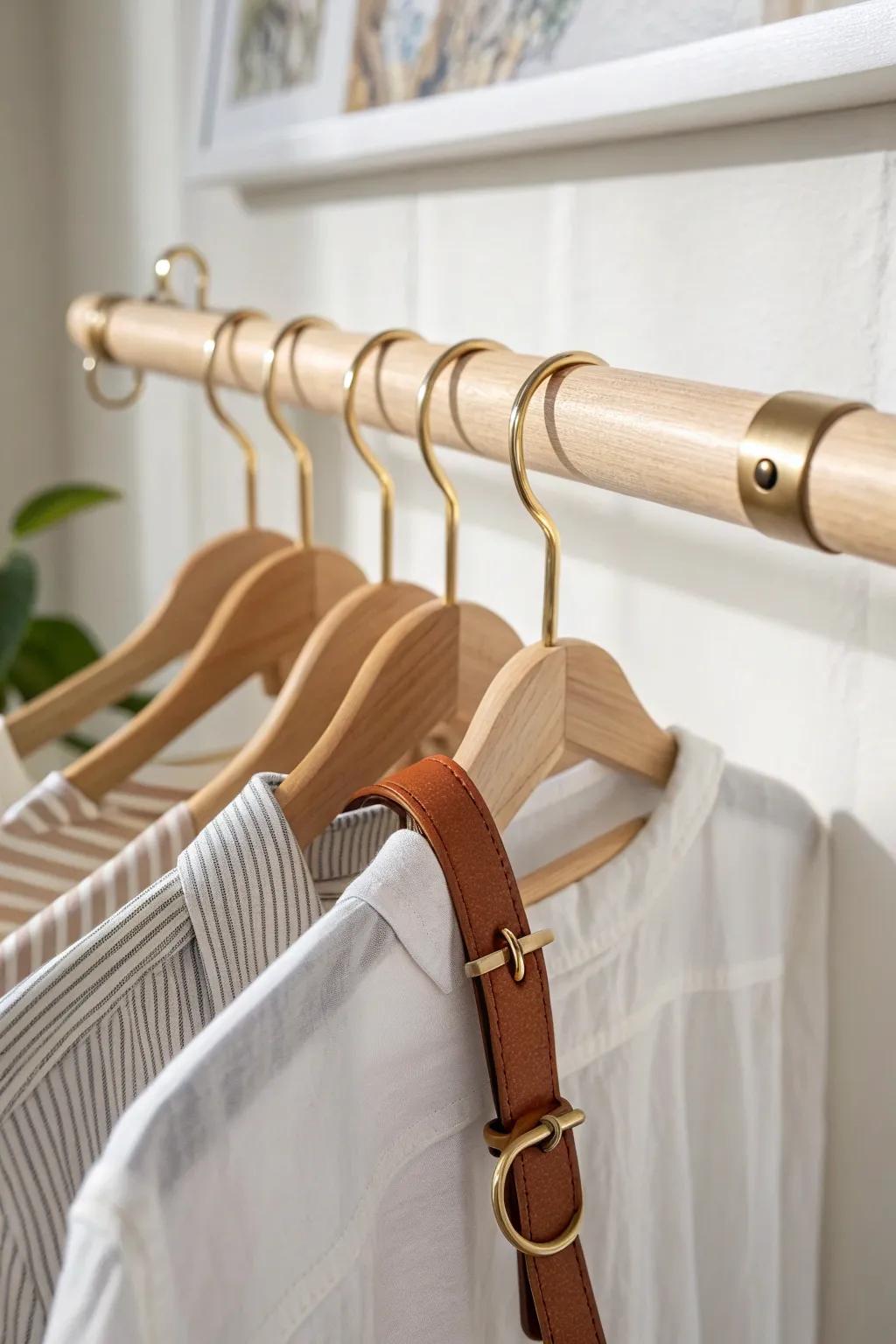 Duplica tu espacio al instante: añade una segunda barra colgante sin dañar el closet.