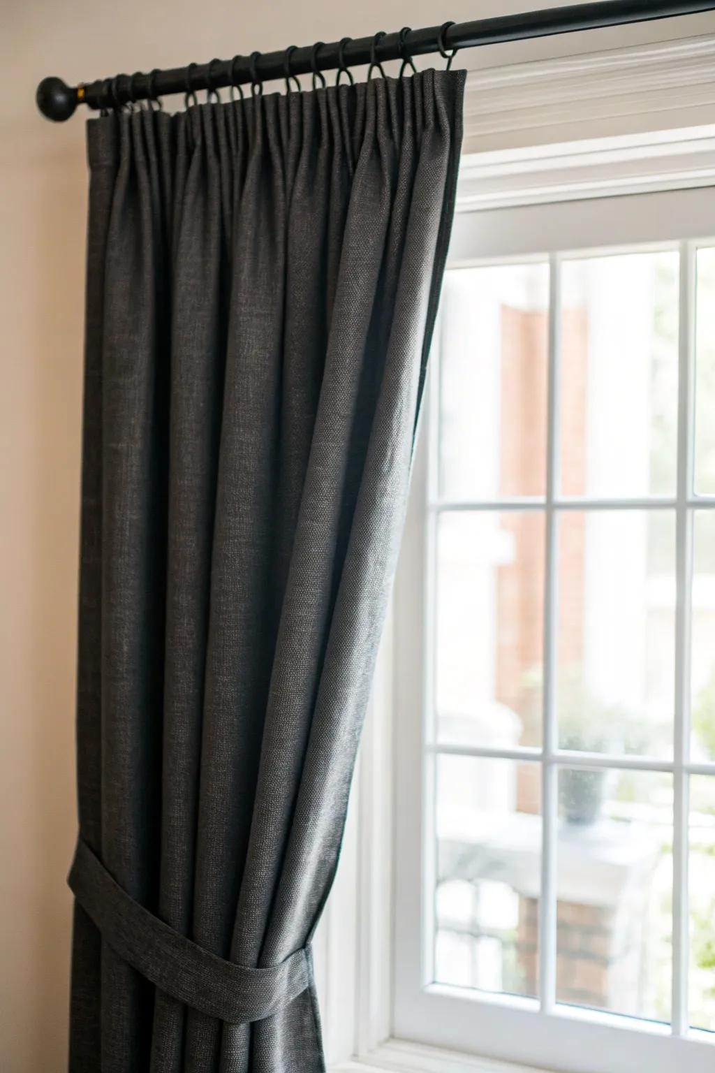Blackout curtains: the quickest small-room upgrade for instant, cozy theater-mode movie nights.