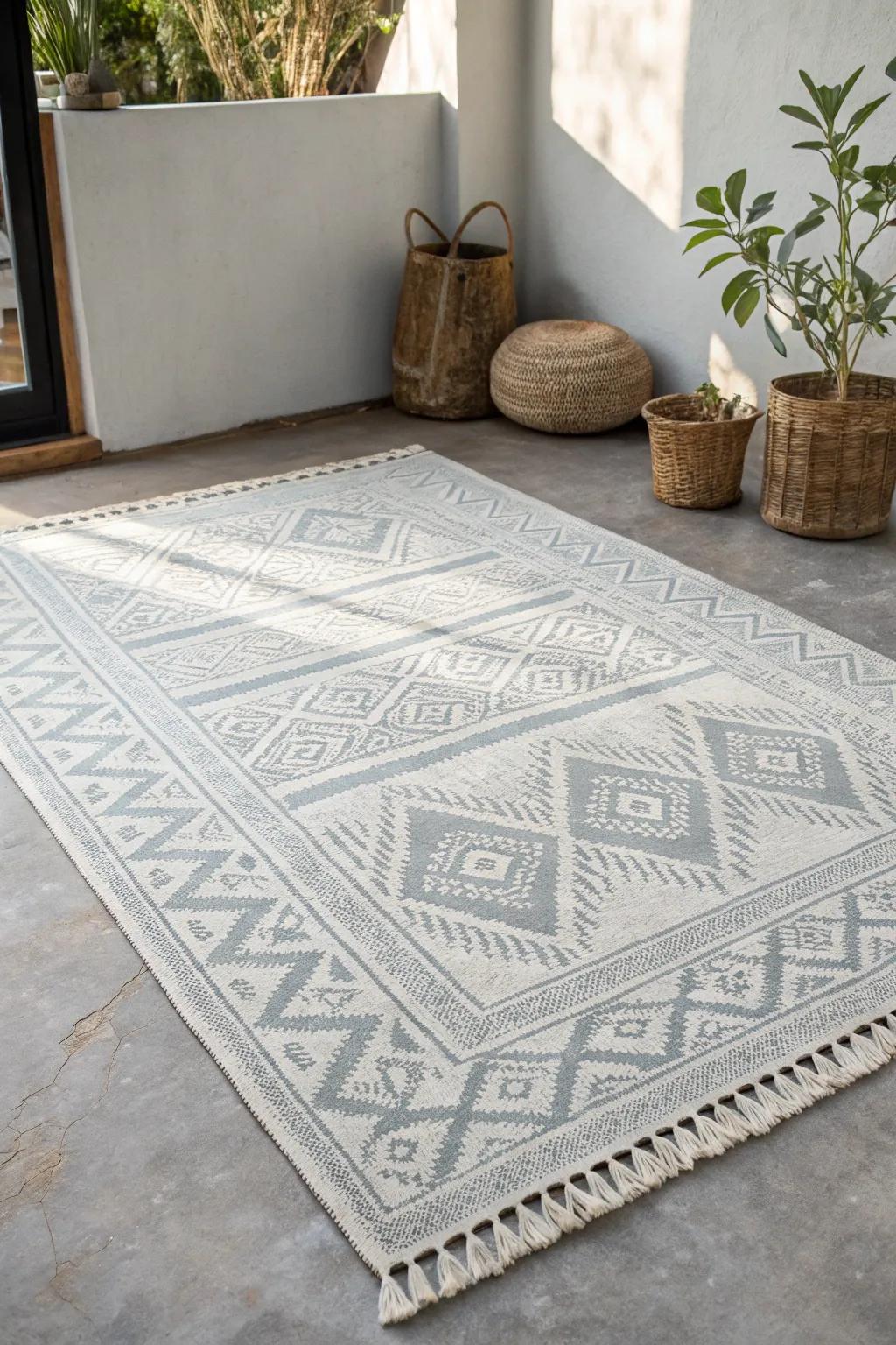 Elevate your space with monochrome magic: a blend of Scandinavian simplicity and boho charm.