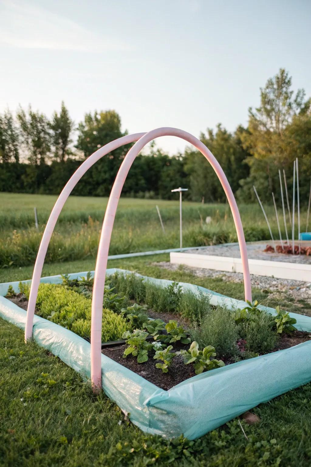 Elegantly Simple: Weather-Proof Your Garden with Pool Noodle Ingenuity