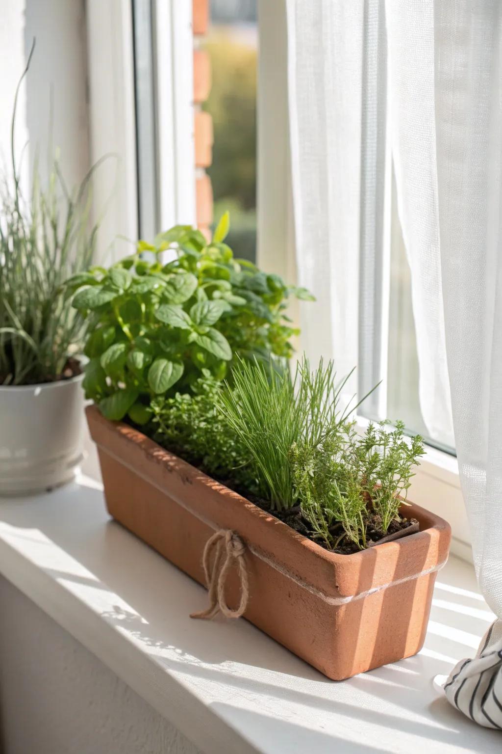 A sunny window box herb mix—simple, low-fuss, and instantly elevates everyday cooking.