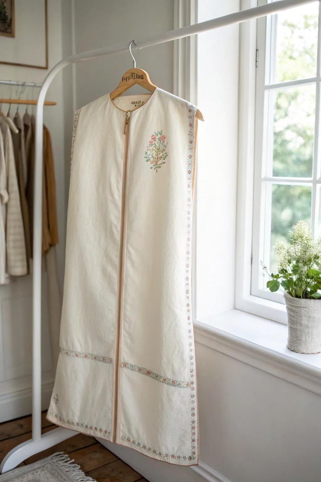 Protect special sarees with breathable garment covers—dust-free folds and effortless elegance.