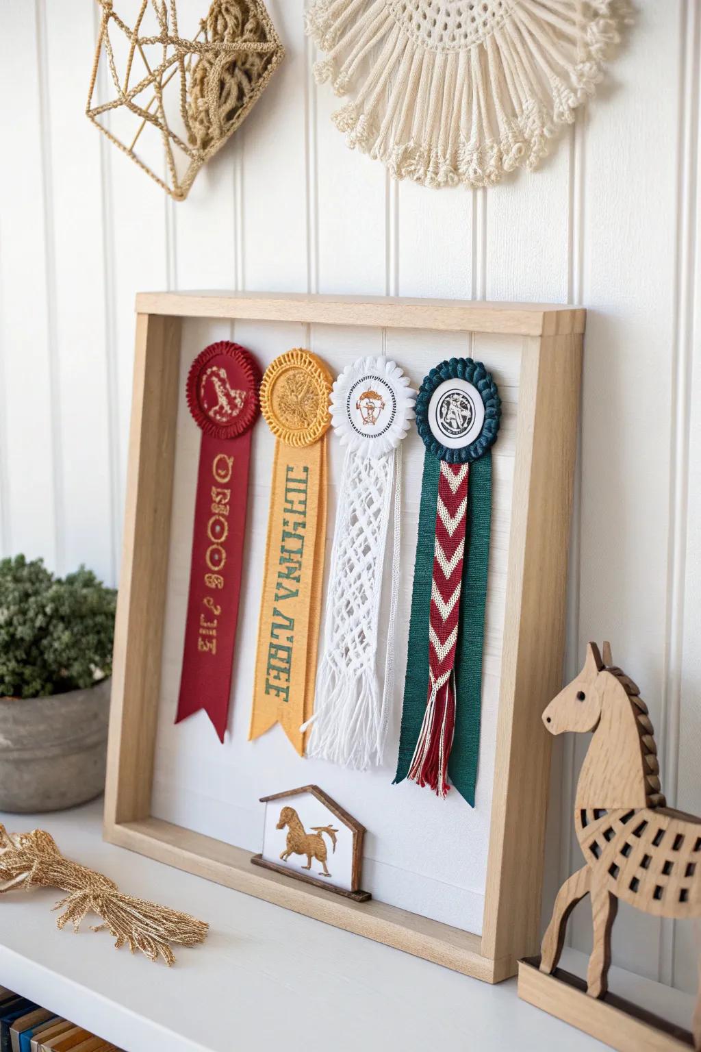 Celebrate your achievements with a touch of school spirit and minimalist elegance.