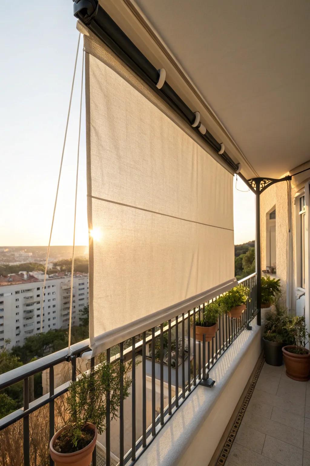 15+ Stylish Balcony Awning Ideas for Small Spaces - Sundayflat