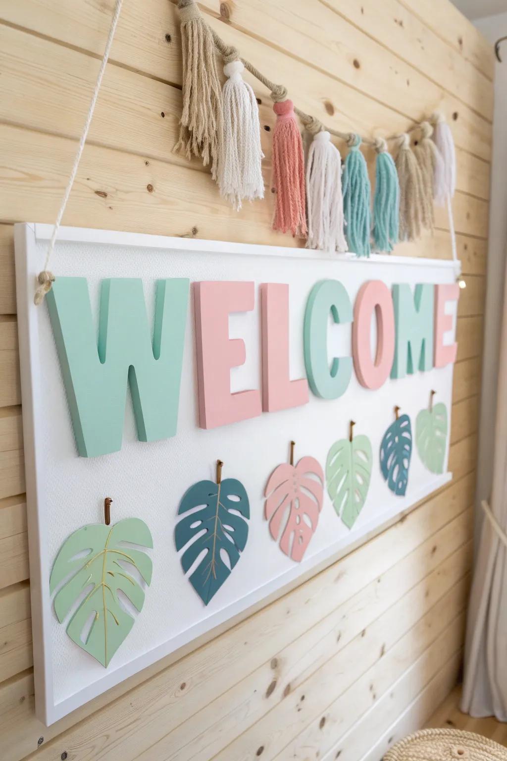 A warm welcome with a touch of whimsy – crafting a classroom entrance that's both charming and inviting.