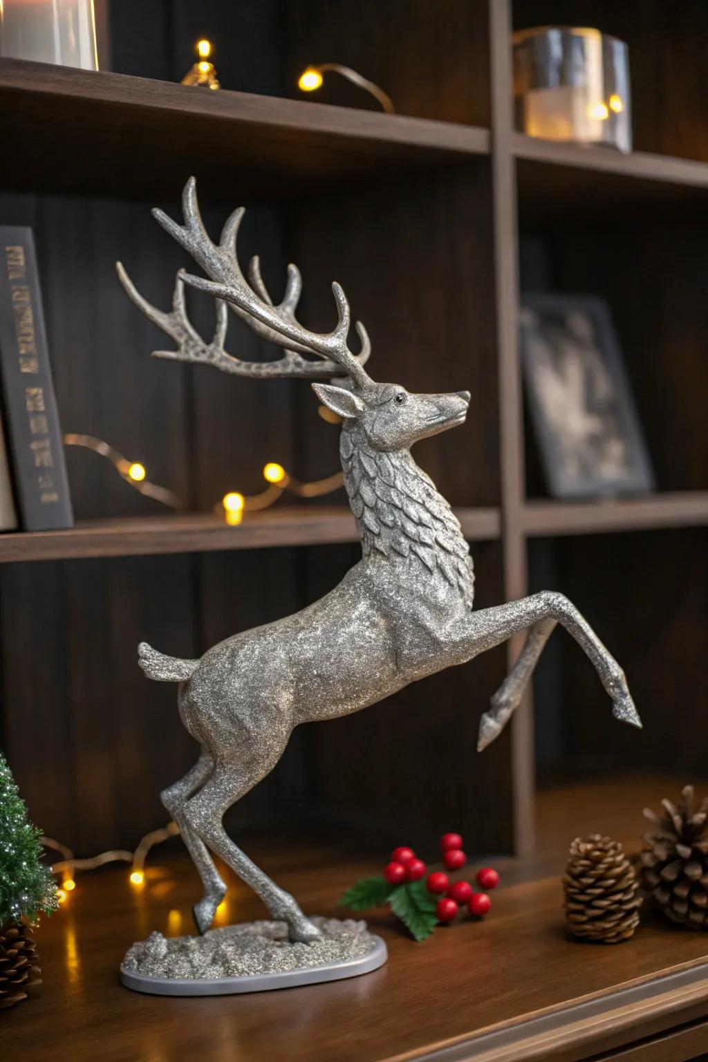 Elevate your holiday decor with the artistry of 3D-printed reindeer figurines.