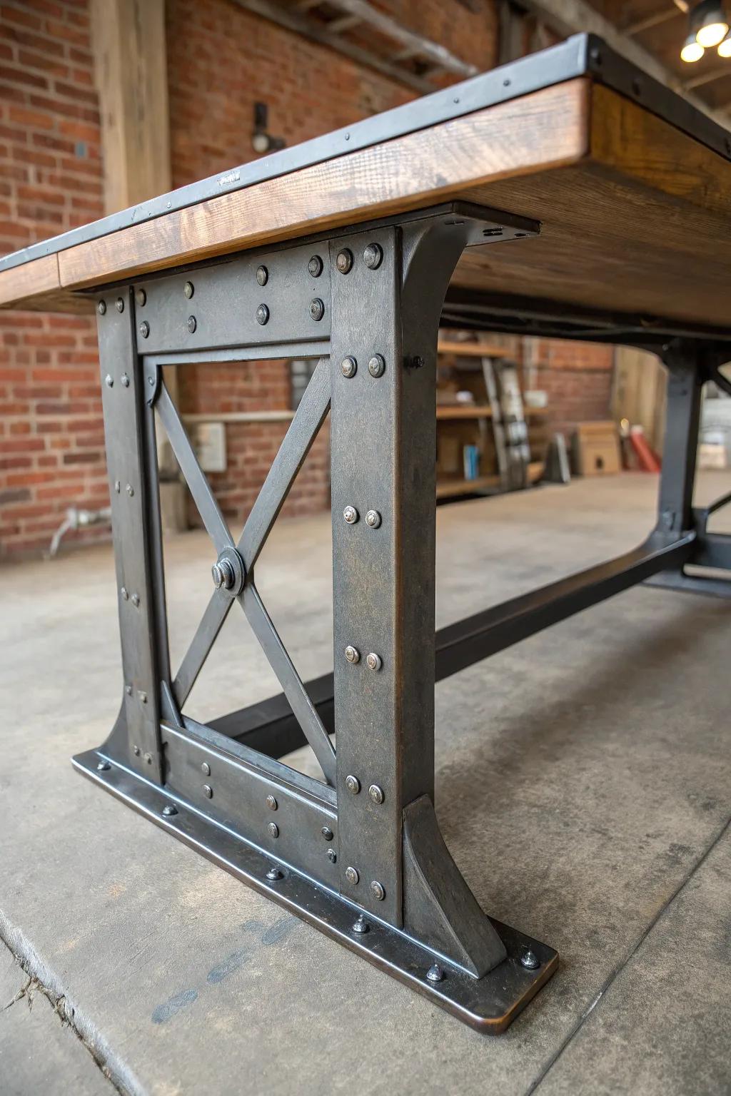 Elevate your workspace with the bold elegance of industrial design.