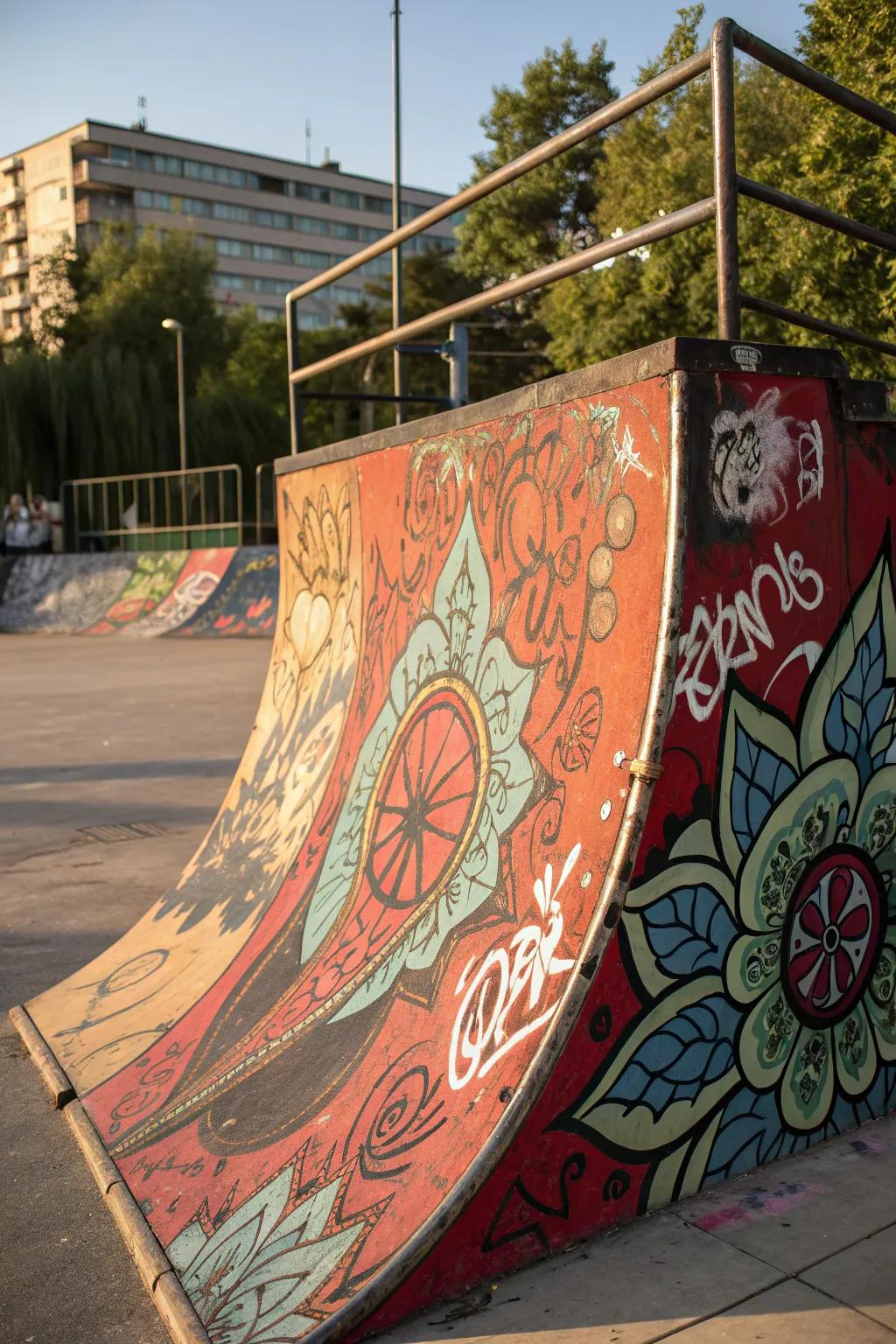 Transform your skatepark into a masterpiece with street art that merges creativity with craftsmanship.