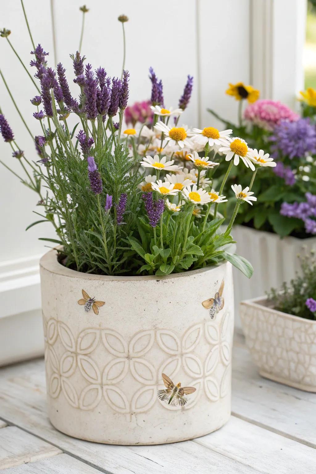 Create a buzz in your home with a bee-friendly planter that’s as beautiful as it is beneficial.