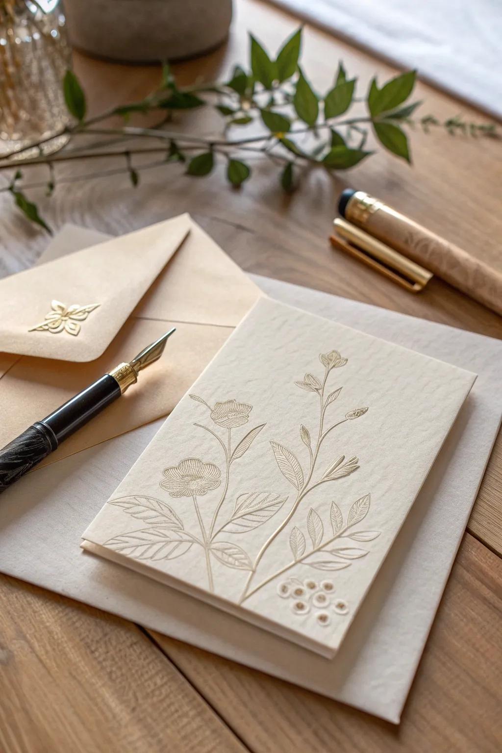 Elevate your gift-giving with the timeless elegance of customizable stationery.